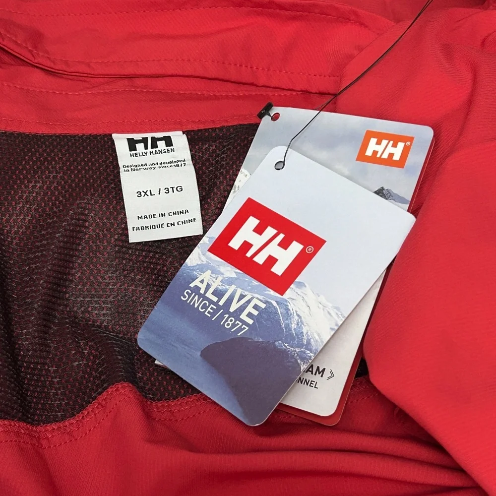 Helly Hansen Pro Shirt Uniform Utility Stowe Fraser Packable Fraser Resort Red - Picture 10 of 13